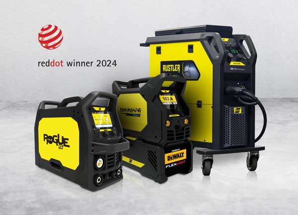 ESAB corporation wins three Red Dot Awards for product design
